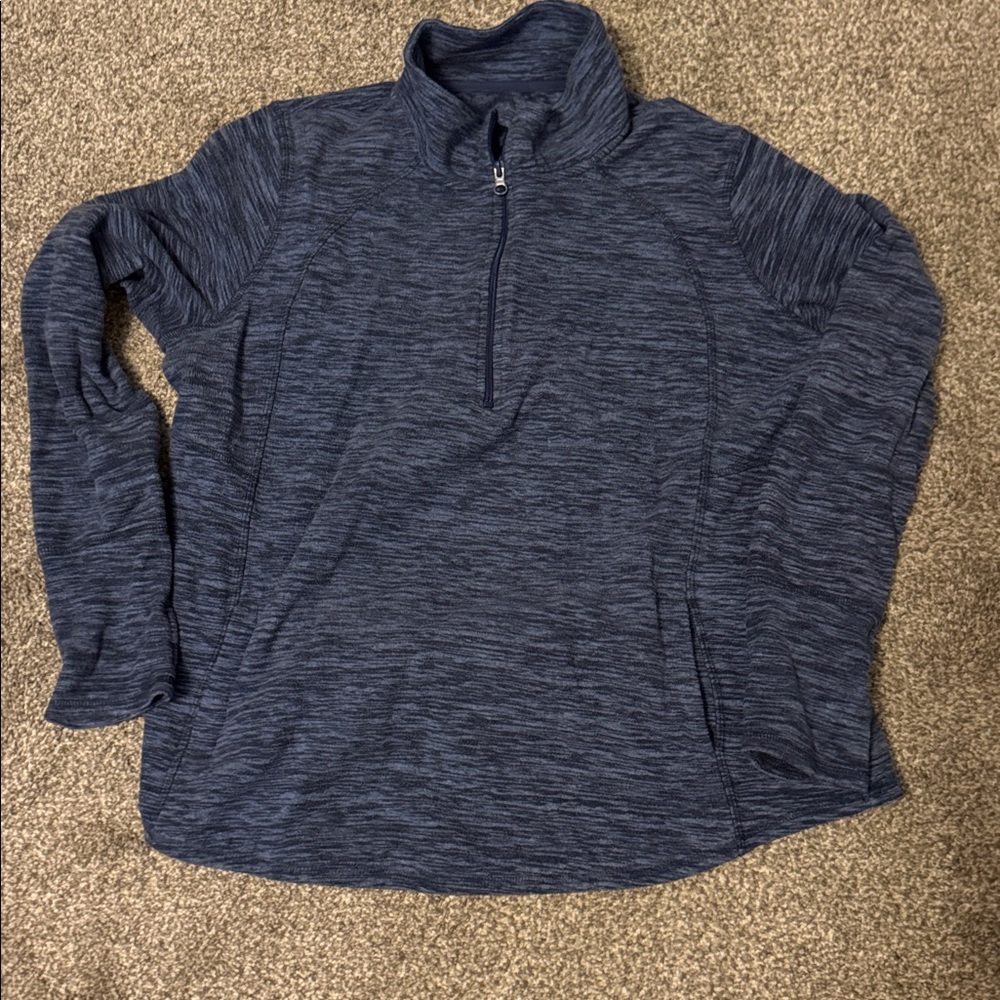 St. John's Bay Navy Quarter-Zip Pullover